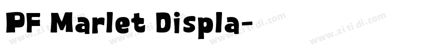 PF Marlet Displa字体转换